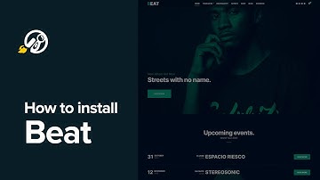 How to install the Beat WordPress theme