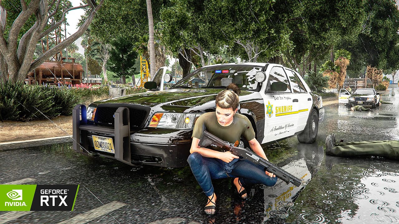 GTA 5 Looks Immersive on RTX 4090 - Ultra Realistic Graphics MOD Ray ...