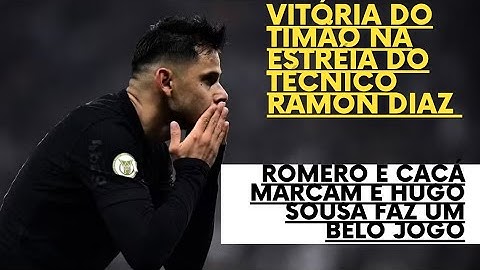 VITÓRIA DO TIMÃO NA ESTREIA DO TECNICO RAMON DIAZ NA NEO QUÍMICA ARENA CONTRA O CRICIÚMA POR 2X1;