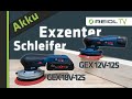 GEX 18V-125 vs. GEX 12V-125 🔥 Bosch Akku-Exzenterschleifer - Testvergleich + Ausdauertest  [German]