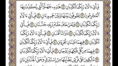سورة الرحمن بصوت الشيخ وديع اليمني