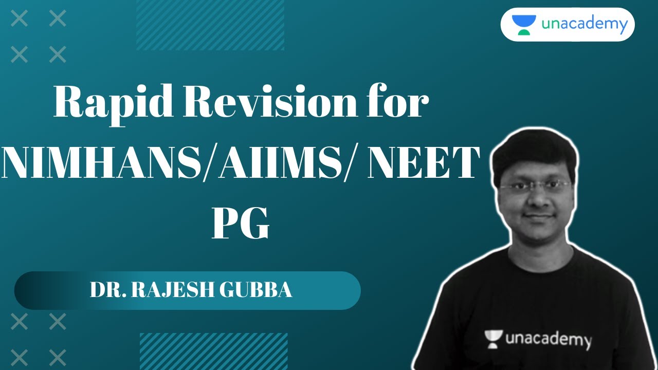 All in one | General Medicine | Rapid Revision for NIMHANS/AIIMS/ NEET ...