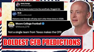 Boldest CFB Predictions For 2026 - Josh Pate's College Football Show
