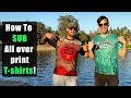 How To Sublimate Shirts - INCREDIBLE QUALITY all over print!