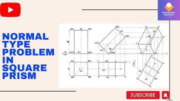 Square prism with normal type problem