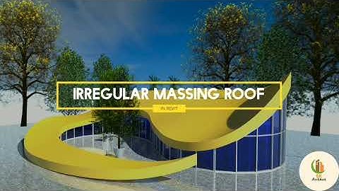 How To Create Irregular Massing Roof Of Spiral Cafe In Revit By SK Architect