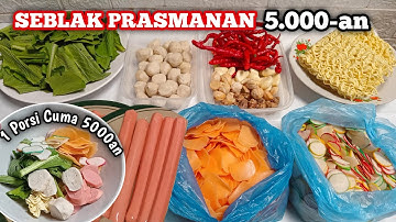IDE JUALAN SEBLAK PRASMANAN 5000an, Laku Keras!! Pembeli Sampai Rela Antri Demi Seblak ini..