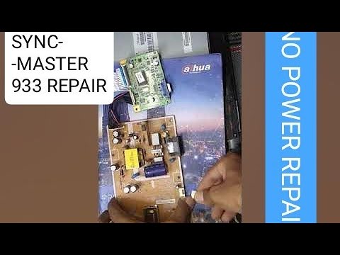 samsung sync master 933 repair ! no power issue ! power supply problem