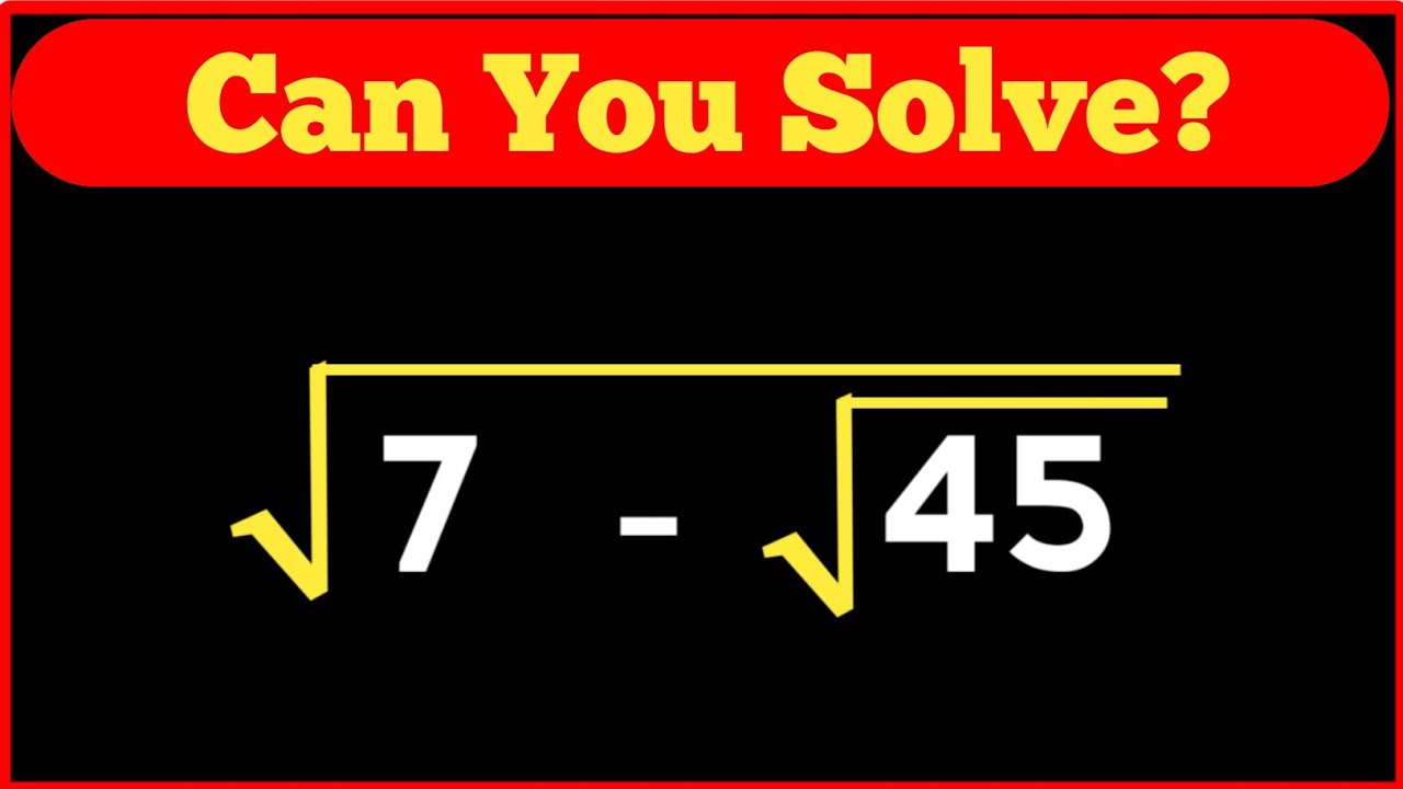 Japanese| Nice Algebra Square Root Problem| Brain Buster Math| Can you solve this?