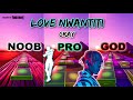 CKay - Love Nwantiti (Ah Ah Ah) - Noob vs Pro vs God (Fortnite Music Blocks) With Map Code!