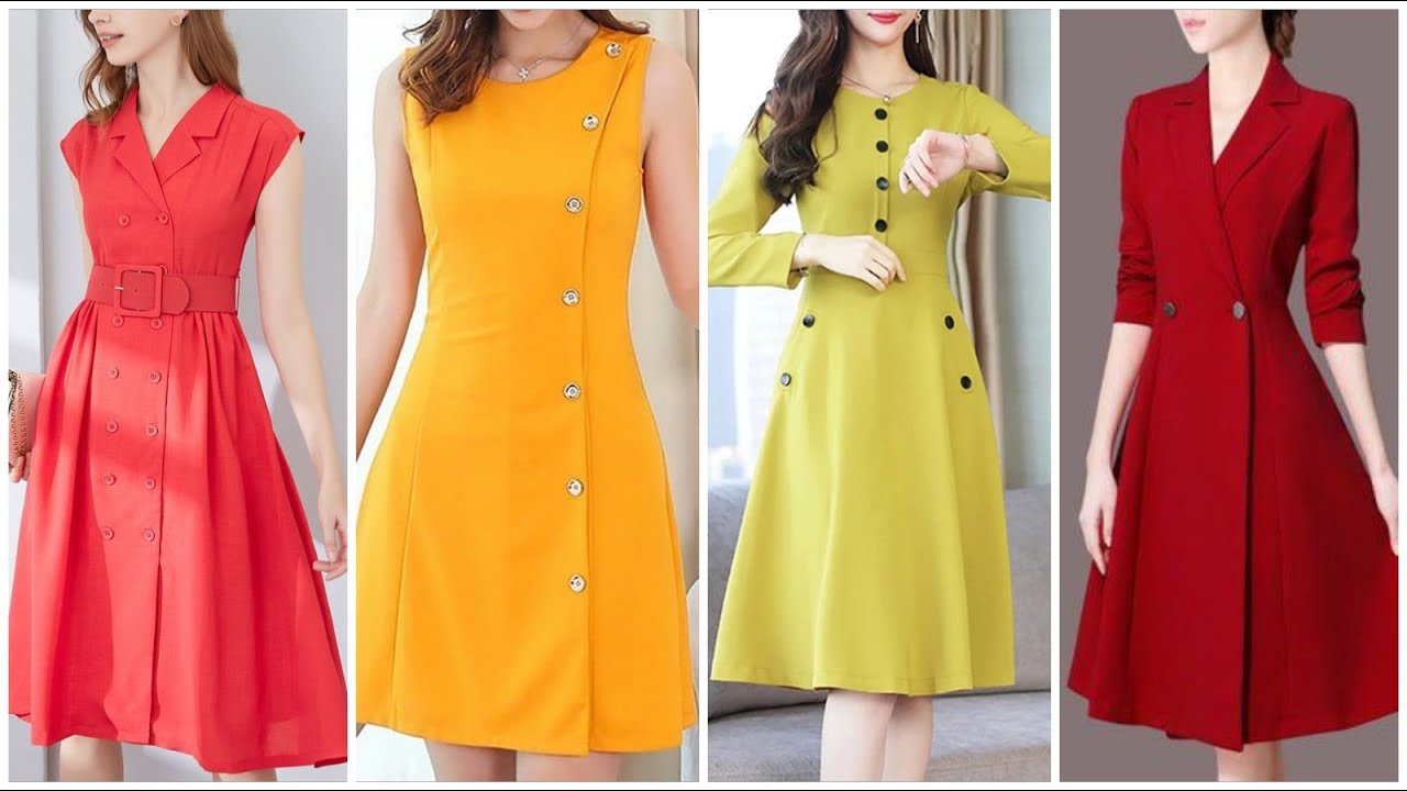 Button frock design Clearance