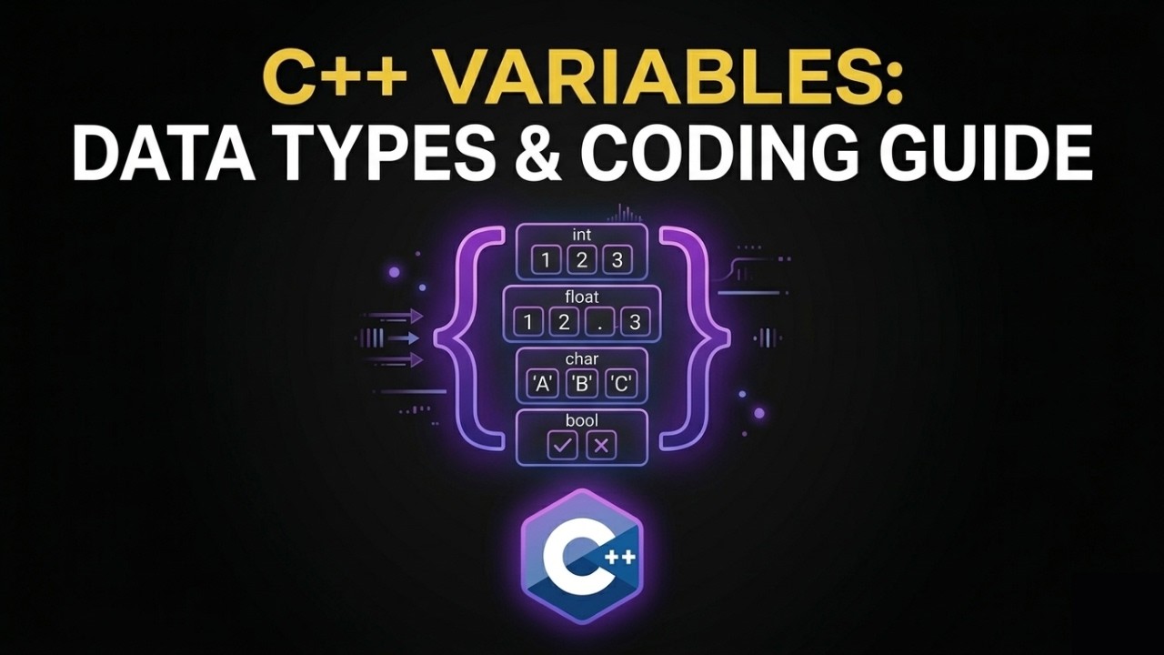 Practical C++ Variables & Data Types: Coding Guide for Beginners - YouTube