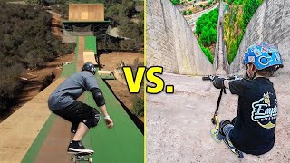 Skateboarding vs. Scooter (Wins & Fails)