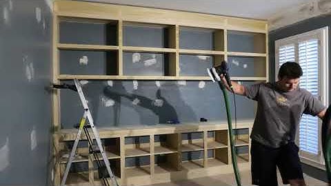 Built-in Bookshelves Time Lapse