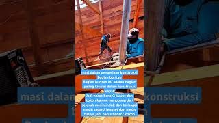 Construction of the stern of the ship(konstruksi kapal bagian buritan)#kapal #nelayan