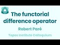 Robert par the functorial difference operator