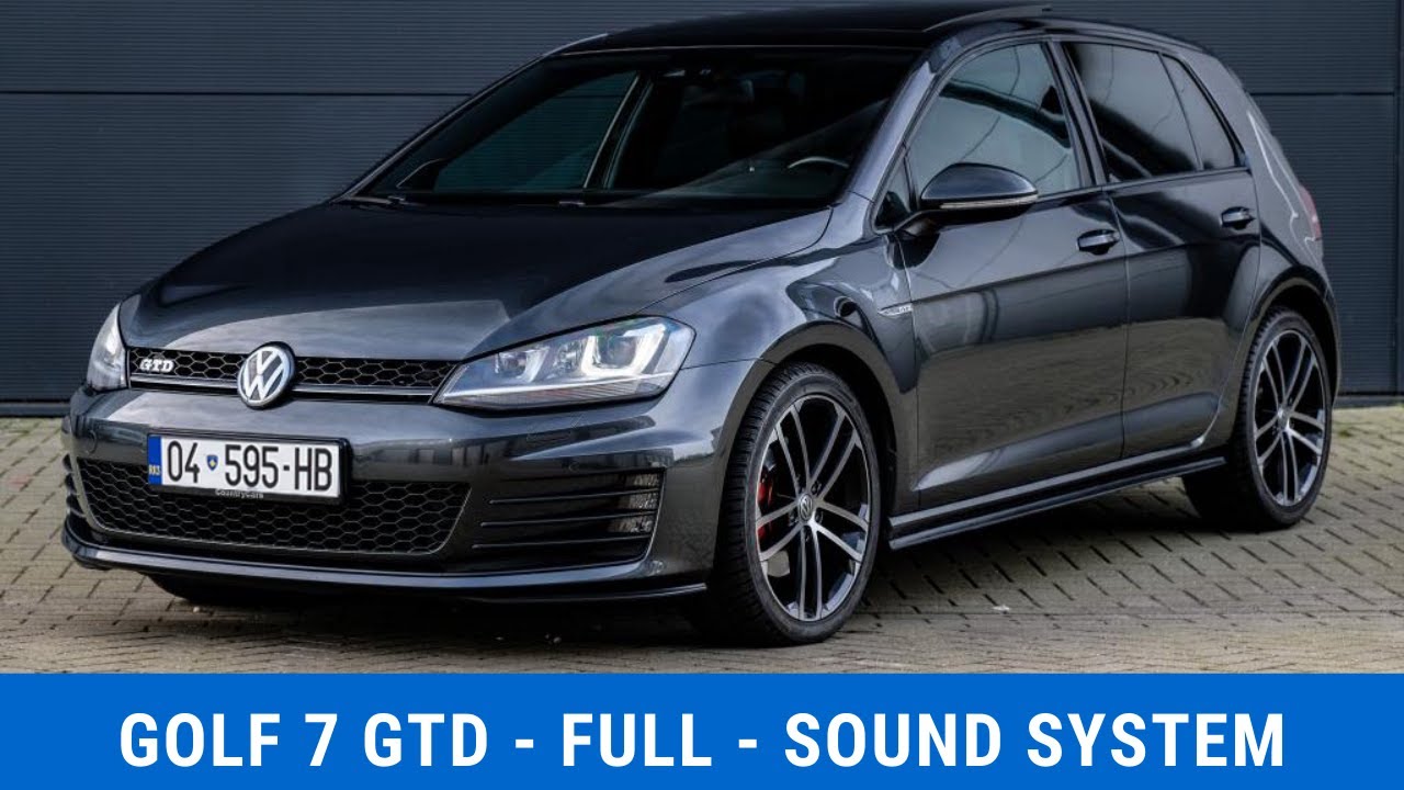 VW Golf 7 GTD - Sound System 