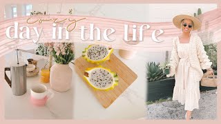 DAY IN THE LIFE | spring bucket list, trader joe's favs haul, & home projects! ✨