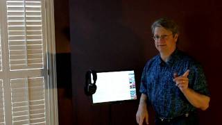 Writing on digital sheet music with the touch screen