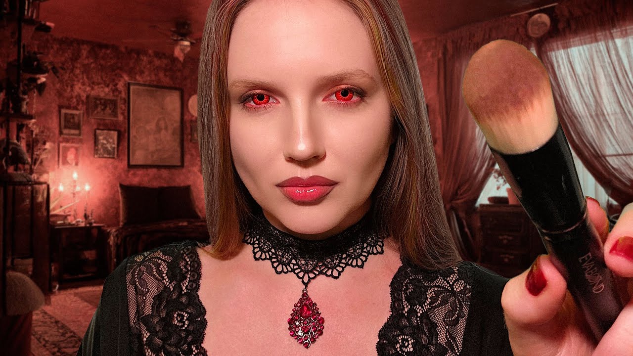 АСМР Делаю Тебе Мистический Макияж Призрака • ASMR Making You a Ghost Makeup