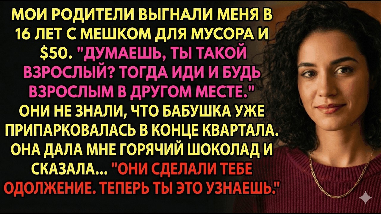 Родители выгнали меня в 16 с $50—Они не знали, кто ждал у дома