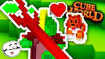 Cube World Mage Gameplay #2 - NEW BEST FWIEND!💕🐶 | Cube World Collie Pet | Cube World 2019