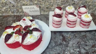 Entremet au fraise حلوى باردة بموس الفريز???