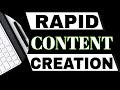 Rapid Implementation Vol.2 - Automatic Prolific Content Creation - Automate Your Content Marketing