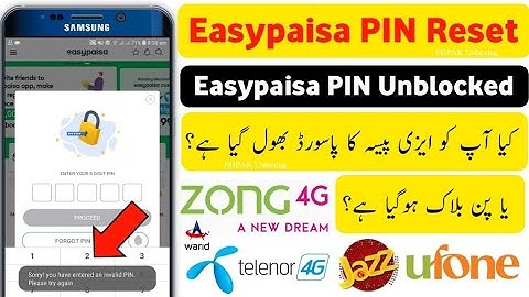 How to Reset Easypaisa Account PIN 2026 | Recover & Unblock Easypaisa Account | Full Guide in Urdu