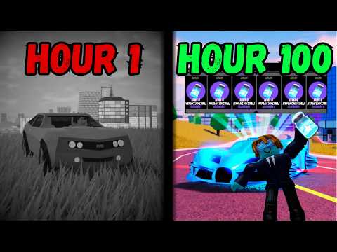 I spent 100 hours in Roblox Jailbreak with $0