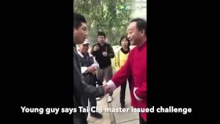 Tai Chi Master Issues Public Challenge In China; Young Guy Shows Up