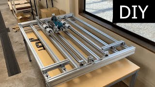 【DIY】アルミフレームで作る丸鋸スライドガイド　Circular saw slide guide made of aluminum frame