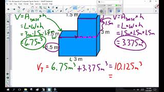 Math 20 3 Ch 3 7 SA & V of composite figures part 1