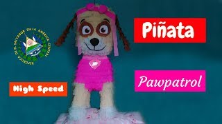 COMO hacer PIÑATA de SKYE | PAWPATROL | 100% SALVADOREÑO