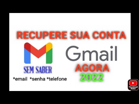 COMO RECUPERAR A CONTA GMAIL 2022 ( MESMO QUE ESQUECI EMAIL, SENHA OU NÃO TENHO MAIS O NÚMERO)