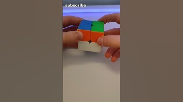 How to make a checkerboard pattern on a 2x2 #rubikscube #speedcubing #shorts #patterns