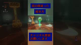 祠の間違った攻略【ゼルダの伝説ティアキン】