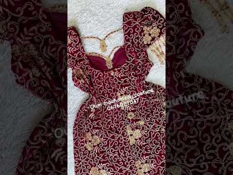 موديلات جديدة من قنادر الاعراس صيف 2025 خياطة قنادر 2025 قنادر جزائرية قنادر كتان قنادر عراسي 