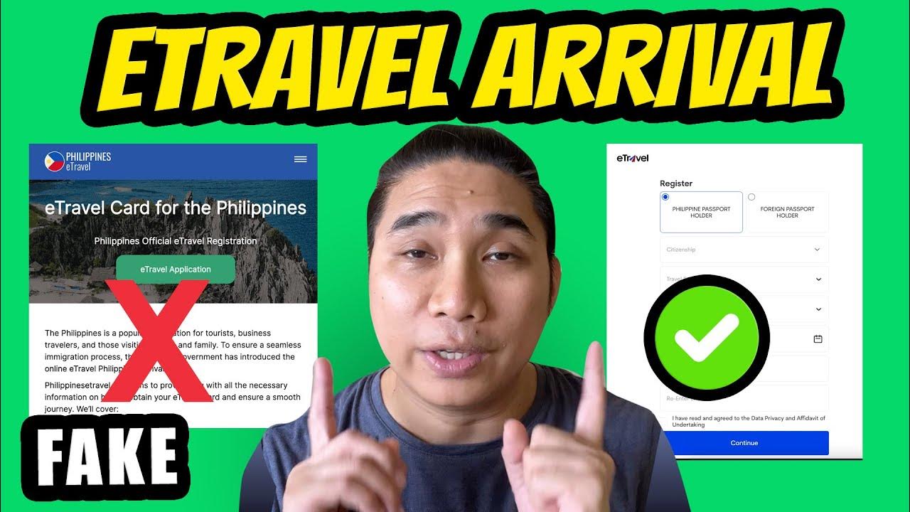 Latest Etravel Arrival Philippines Update etravel.gov.ph tutorial