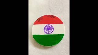 Indian flag drawing on circle|national flag drawing viral art tricolour flagdrawing trending
