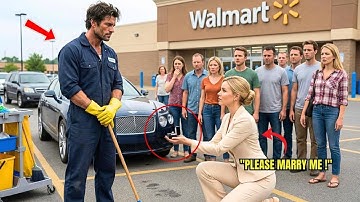 "Please Marry Me", Billionaire Single Mom Begs A Janitor – What He Asked In Return Shocked...