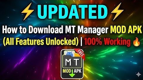 Download MTManager VIP (All Features Unlocked) | 100% Working 🔥