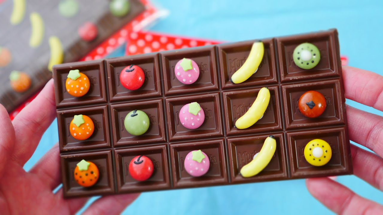 板チョコをダイソー商品でデコ Deco Chocolate Bars with Daiso Products | MosoGourmet 妄想グルメ