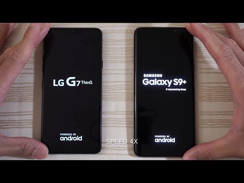 LG G7 ThinQ vs Samsung Galaxy S9 Plus - Speed Test!