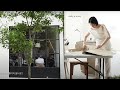 vlog +완벽한  여름이 된 지금, 나의 사무실 일지🌿 연어 오차즈케도 만들어 먹고 요가도 하고 동그리와 꽉 채운 일주일