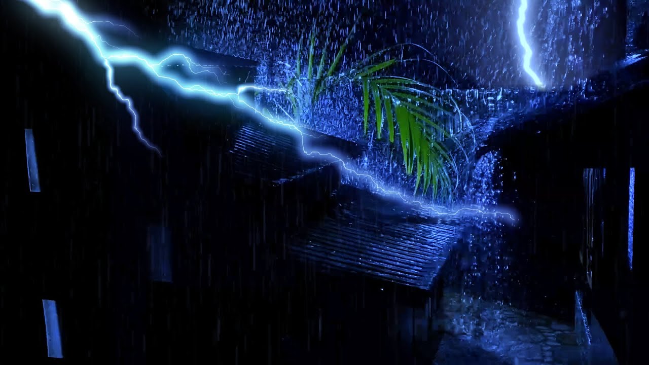 🌙 No Ads Rain Sounds for Sleeping – Dark Screen Night Rain for Insomnia Relief