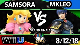 SSC 2018 Smash 4 - Samsora (Peach) Vs. FOX MVG | MKLeo (Marth) - Wii U Grand Finals