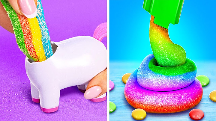 Hice Dulce de Unicornio Arcoíris 🦄🌈 Los Mejores DIYs y Fidgets