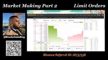 How To Set Limit Orders on Binance Crypto Exchange - Market Making Part 2 Jan 2019