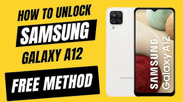 Unlock Samsung Galaxy A12 Carrier Code | Unlock Samsung Galaxy A12 Network Pin